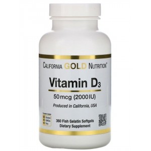Vitamin D3 2000 IU (360капс)
